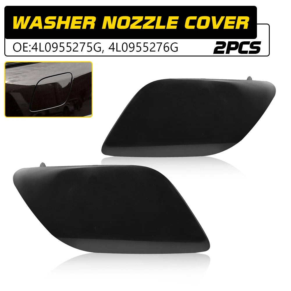 Front Bumper Headlight Washer Cover Nozzle Cap Left+Right For Audi Q7 2010-15 EA 6B93BC-57