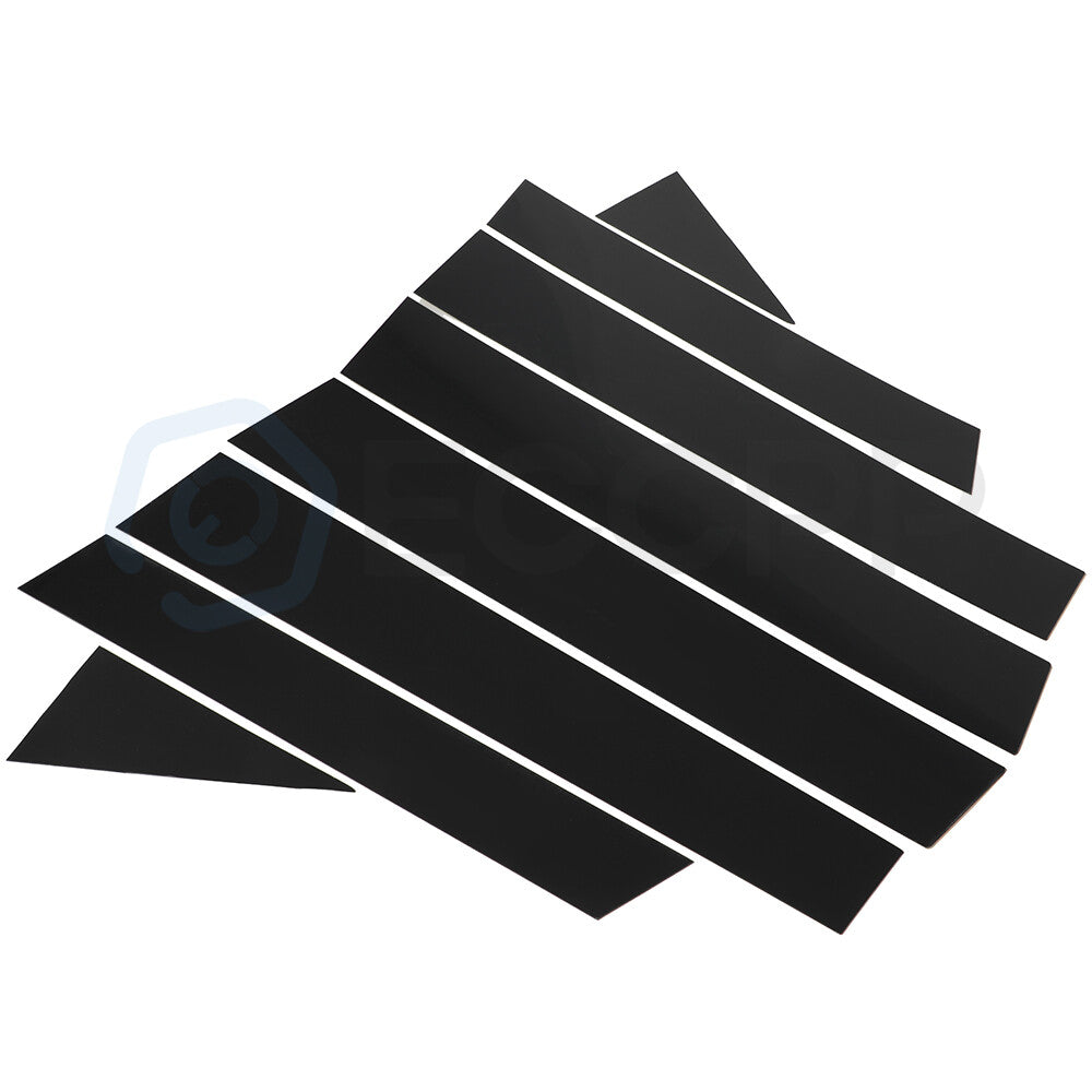 8pc Set Piano Black Pillar Posts Cover Kit For Honda CRV CR-V 07-11 Door Trim 6B93BC-57