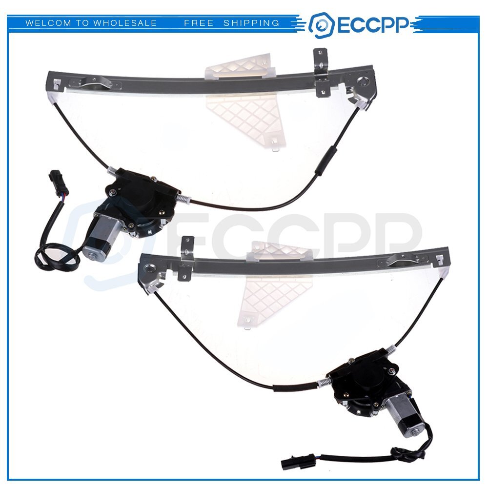 For 01-04 Jeep Grand Cherokee Rear Left Right Power Window Regulator With Motor 6B93BC-57