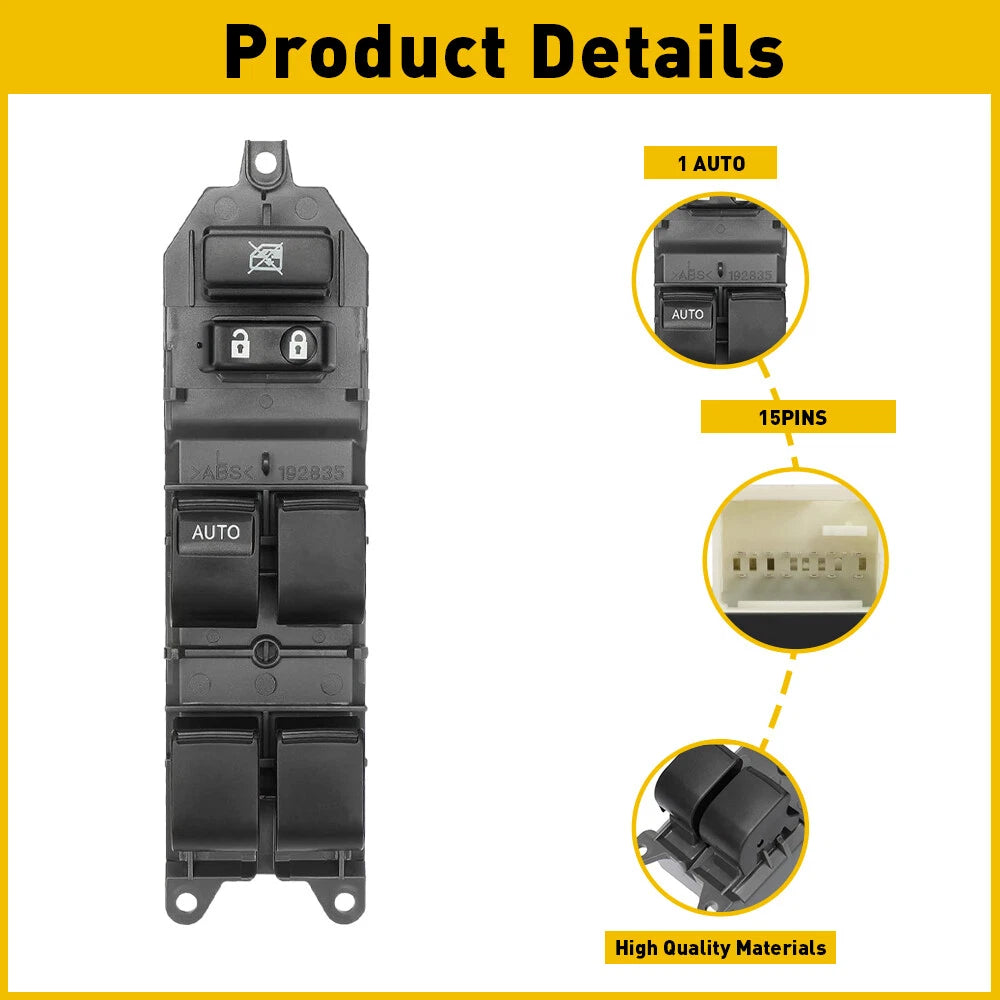 For RAV4 Toyota Camry Corolla Power Window Master Control Switch 84820-06100 EOA 6B93BC-57