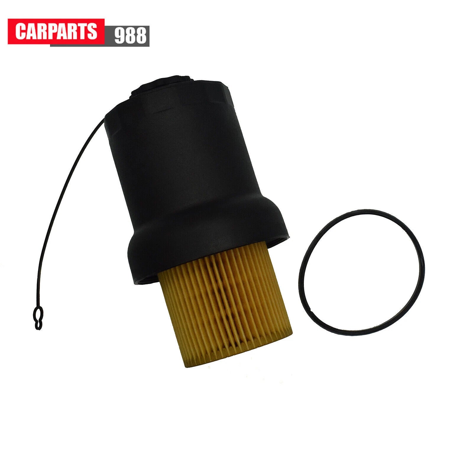 Oil Filter Cover Cap w/ Filter 07K115408 For VW Jetta Beetle Rabbit Passat 2.5 6B93BC-57