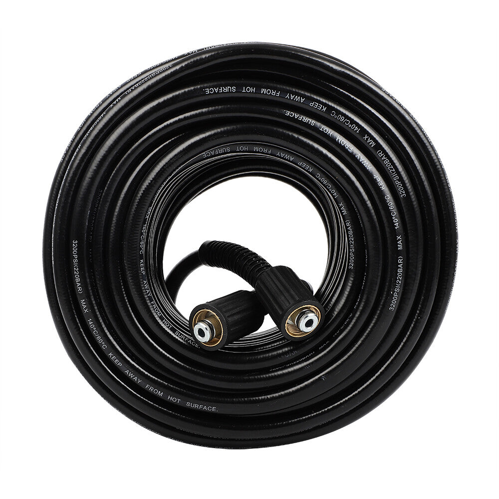 100FT High Pressure Washer Hose 3200 PSI M22-14MM Power Washer Extension Hose 6B93BC-57