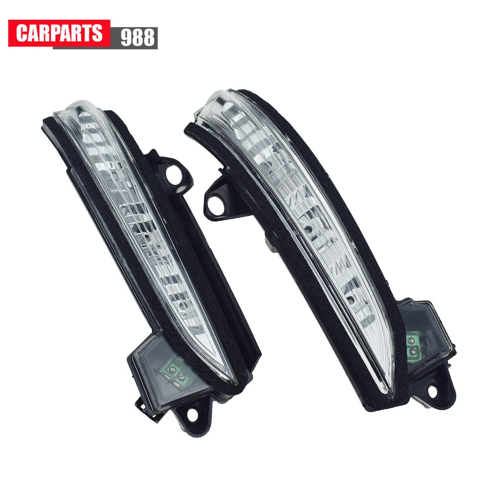 Pair LH RH Mirror Turn Signal Lamp For 13-20 Ford Fusion DS7Z13B375A DS7Z13B374A 6B93BC-57