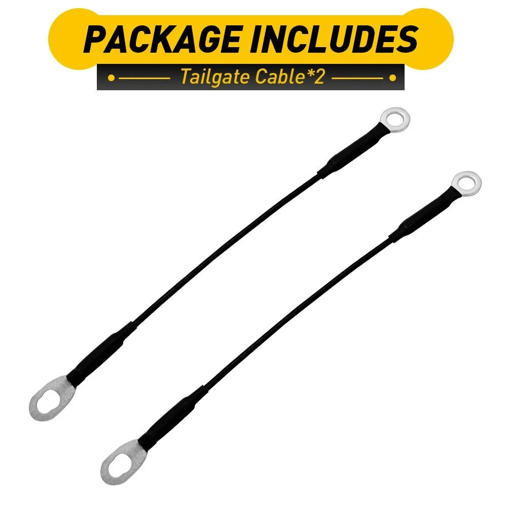 2pc Left + Right Tailgate Cable Kit For 1994-2004 Chevy S10 Pickup GMC Sonoma EA 6B93BC-57