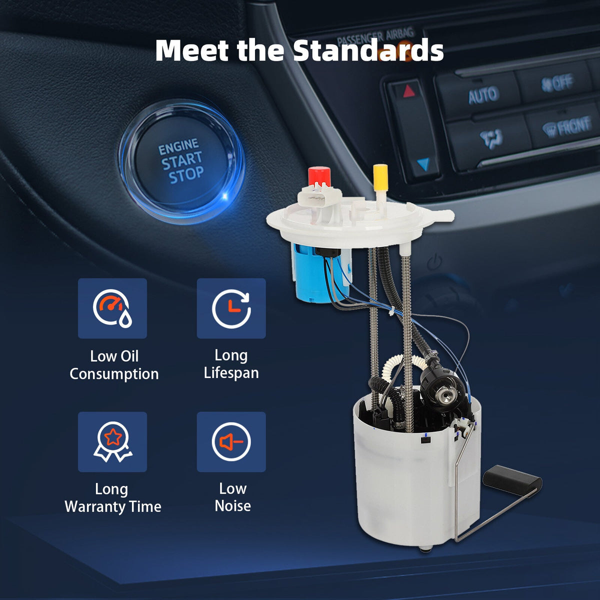 For Ford F-150 09-10 4.6L 5.4L 11-14 3.7L 5.0L 6.2L Fuel Pump Assembly 6B93BC-57
