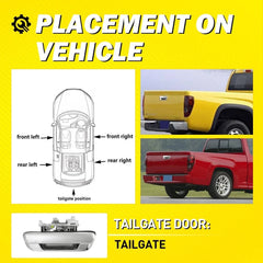 Tailgate Handle For 2004-2012 Chevrolet Colorado GMC Canyon 97319415 NO Hole EOA 6B93BC-57
