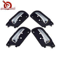 Front Rear Left Right Interior Door Handle Chrome For 03-07 Honda Accord 4-Door 6B93BC-57