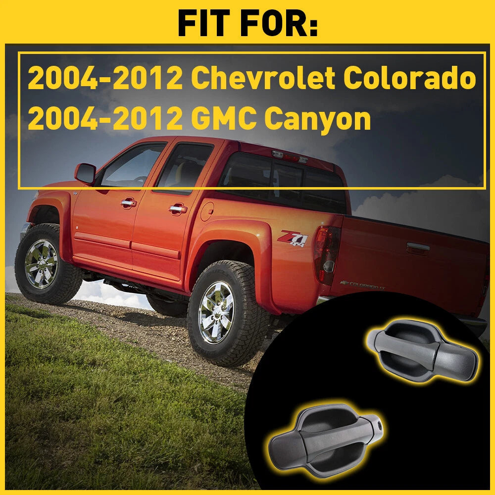 Front Exterior Door Handle Set For 2004-12 Chevrolet Colorado GMC Canyon EOA 6B93BC-57