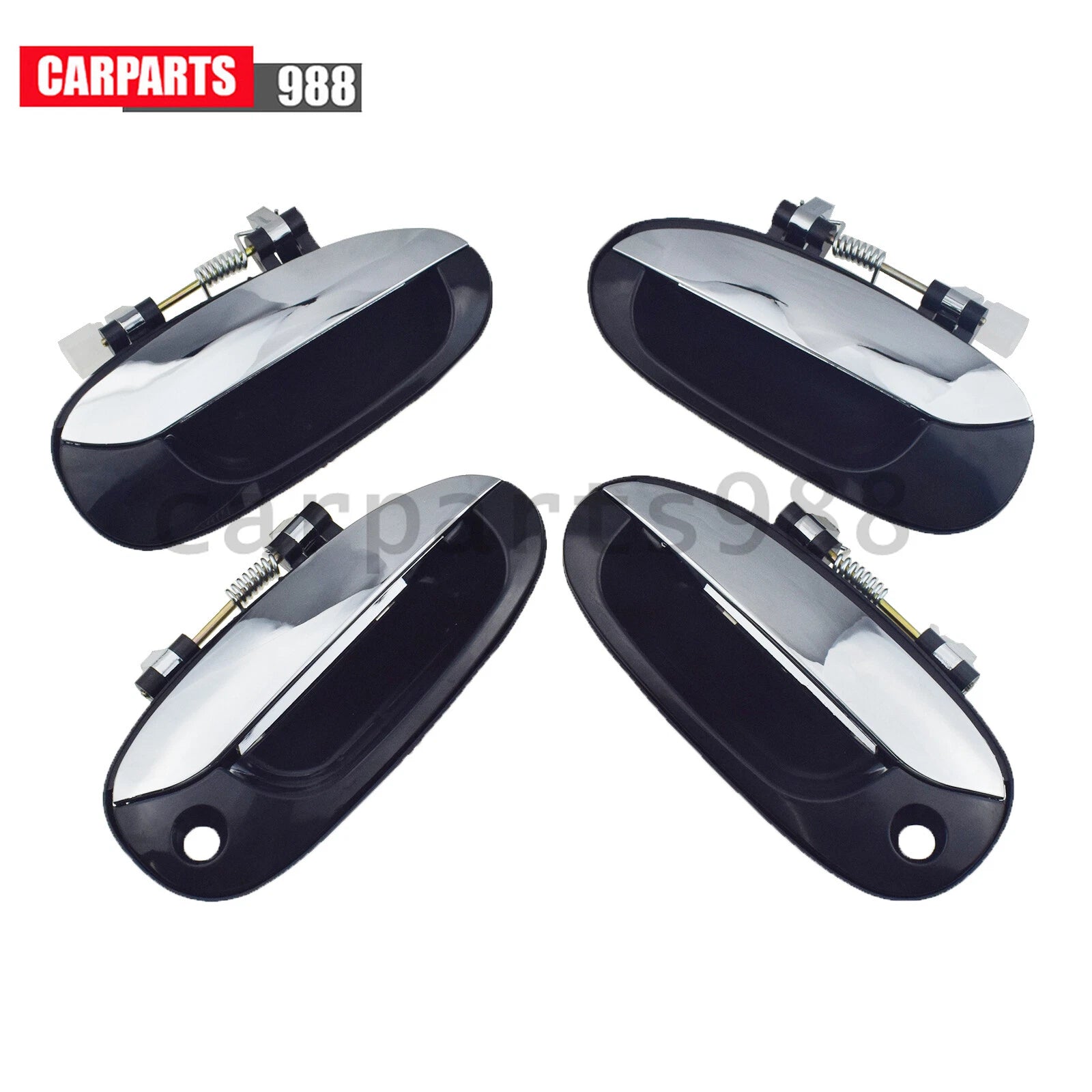 Outside Door Handle Chrome Front Rear LH RH for Kia Carens 0K2FB58410 0K2FB59410 6B93BC-57