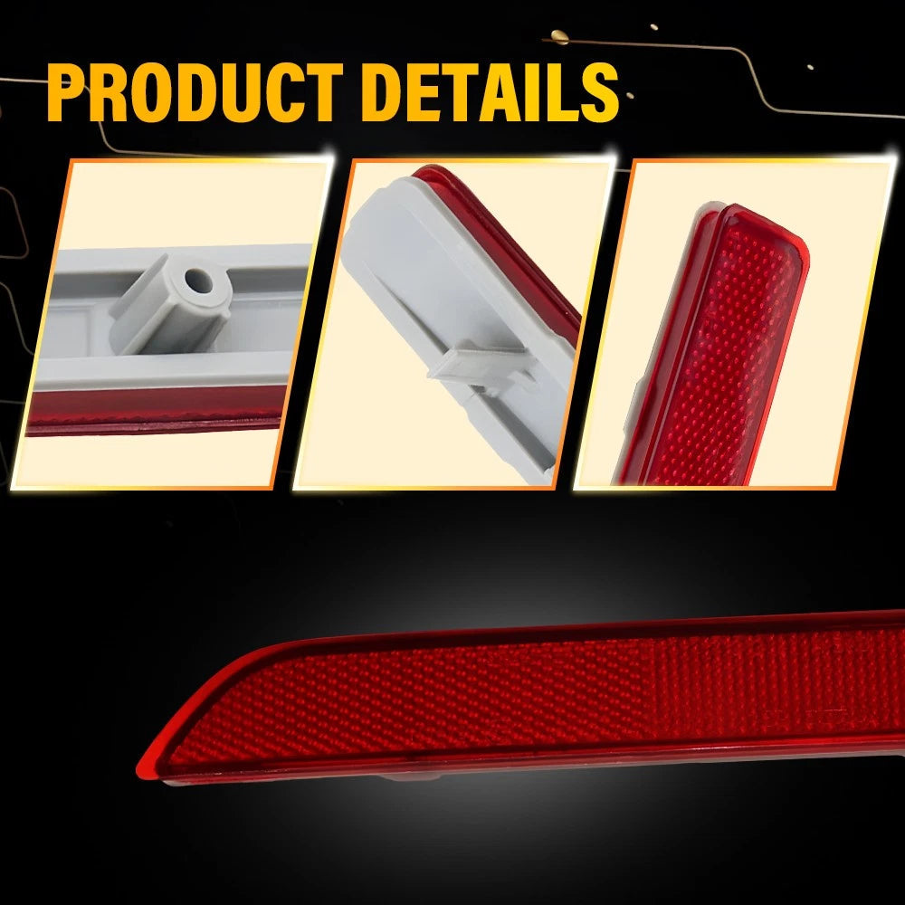 2X For 2020-2022 Nissan Sentra SR SV S 2.0L Rear Bumper Reflector Marker Light A 6B93BC-57
