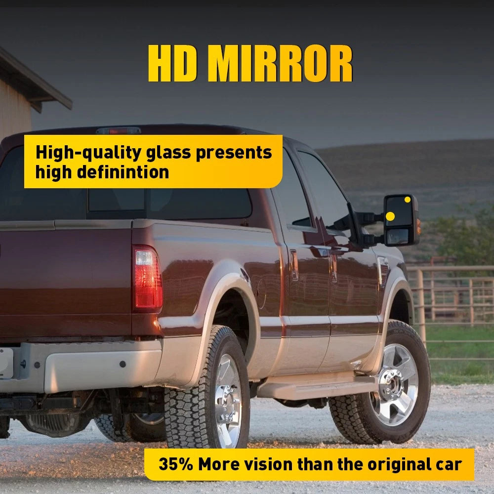 Mirror Glass Heated Passenger Side For 08-16 Ford Super Duty F250 F350 F450 F550 6B93BC-57
