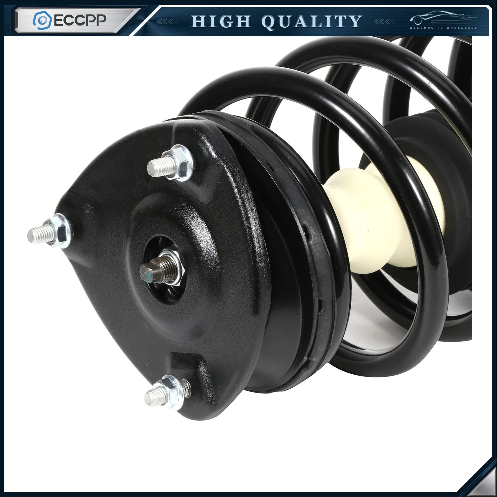 2 Front Struts Assembly & 2 Rear Shock Absorber For 06-11 Hyundai Accent/Kia Rio 6B93BC-57