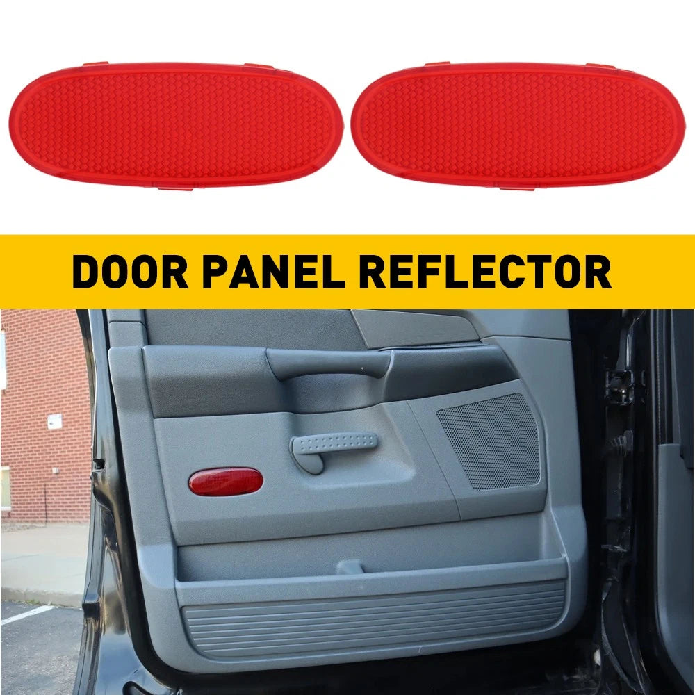 Inner Front Door Panel Light Reflector Trim For 2003-2009 Ram Dodge 2500/3500 6B93BC-57