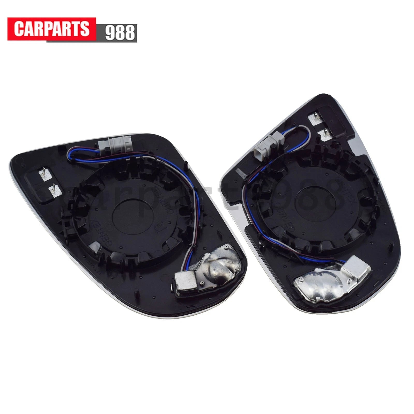 2Pcs Left Right Mirror Glass Heated w/ Blind Spot For Mercedes W205 S205 W222 6B93BC-57
