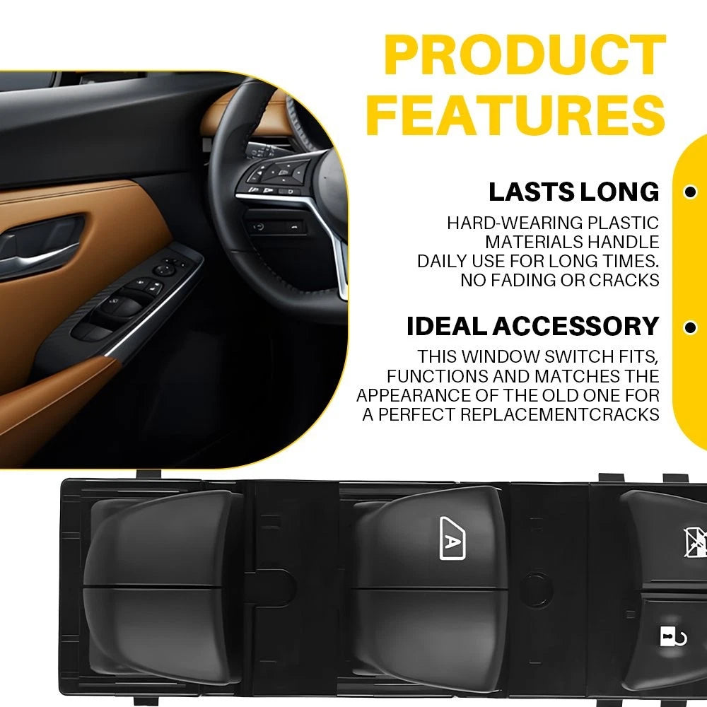 Left Master Power Window Control Switch for Nissan Sentra 2020 2021 2022 2023 EA 6B93BC-57