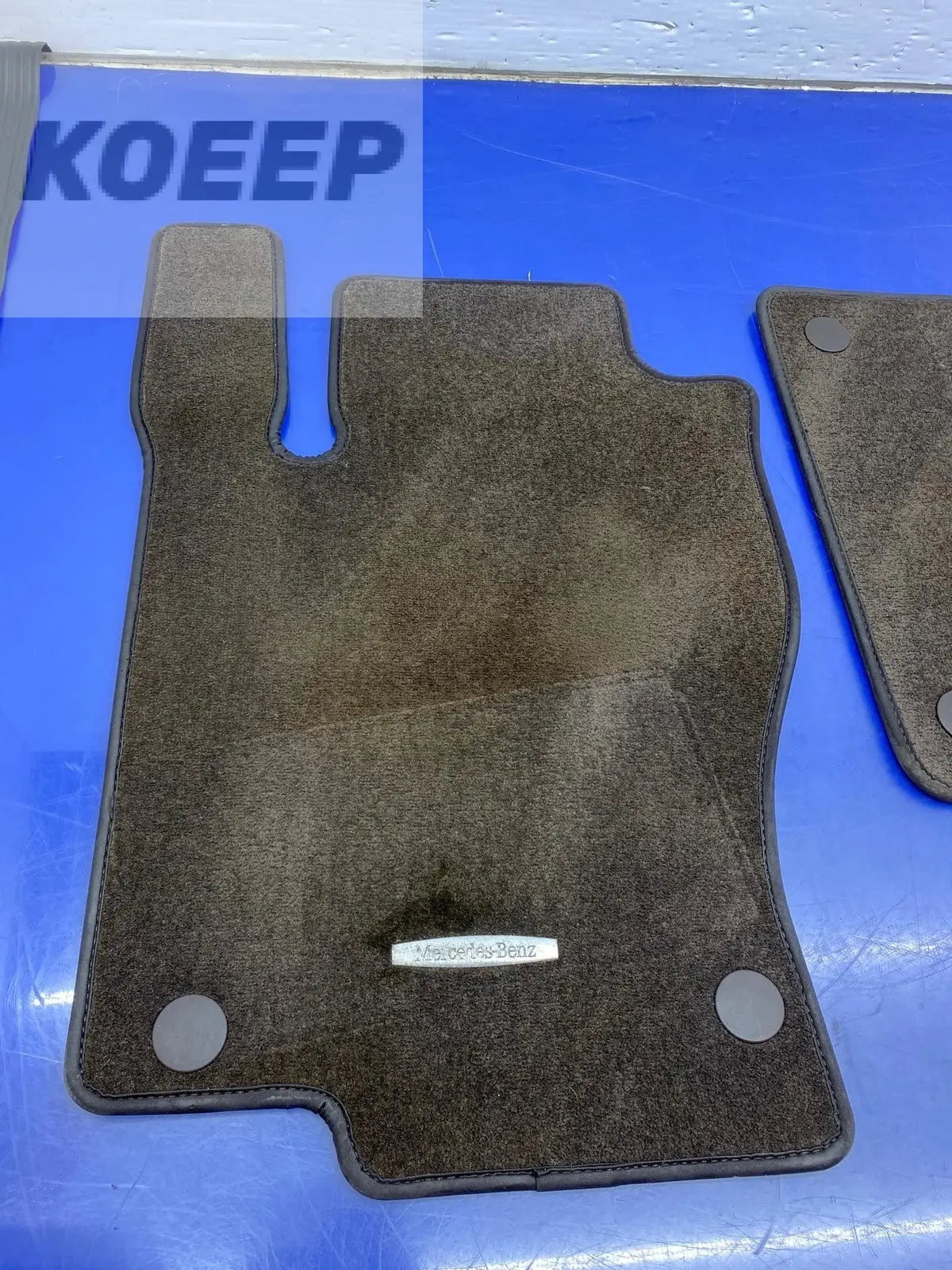 2017 - 2019 MERCEDES GLS550 OEM INTERIOR FLOOR MAT SET (3) | BROWN DESIGNO (954) 6B93BC-57