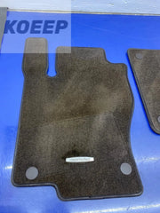 2017 - 2019 MERCEDES GLS550 OEM INTERIOR FLOOR MAT SET (3) | BROWN DESIGNO (954) 6B93BC-57