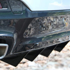 For Dodge Charger SXT RT SRT Rear Bumper Diffuser Shark Fin Spoiler Lip Splitter 6B93BC-57