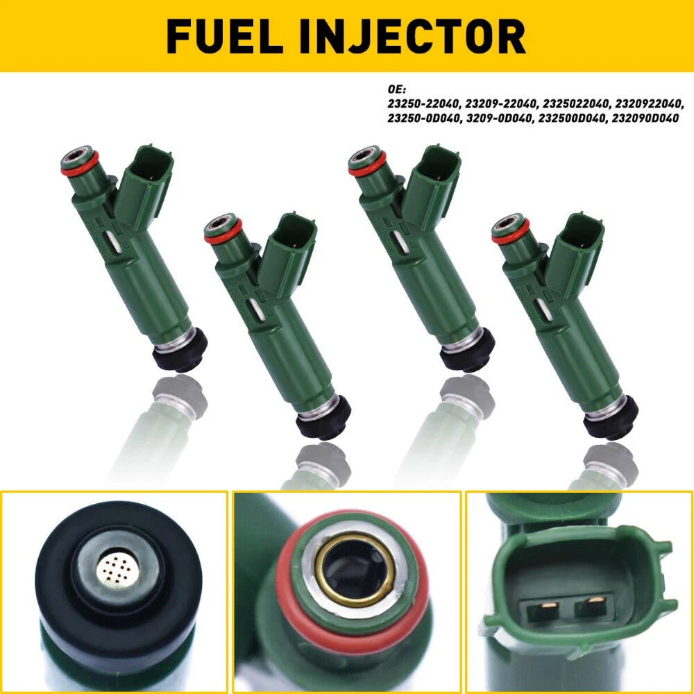 4X Fuel Injectors For Toyota Celica Corolla 1.8L 2000 2001 2002 03 2004 1.8L EOA 6B93BC-57