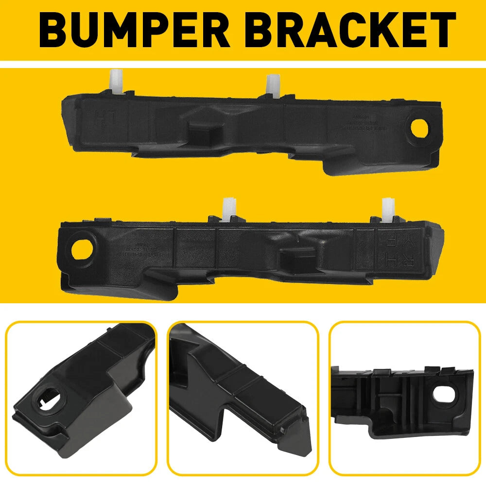 Right+Left Side Front Bumper Bracket Set of 2 For 2011-2015 Hyundai Sonata EOA 6B93BC-57