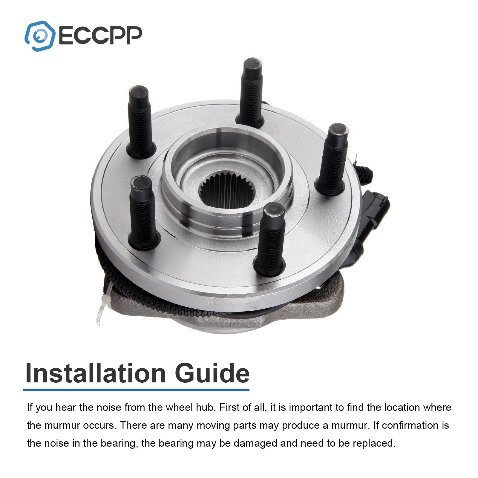 2P Wheel Hub Bearings Front 4WD AWD For Ford Explorer Ranger Mercury Mountaineer 6B93BC-57