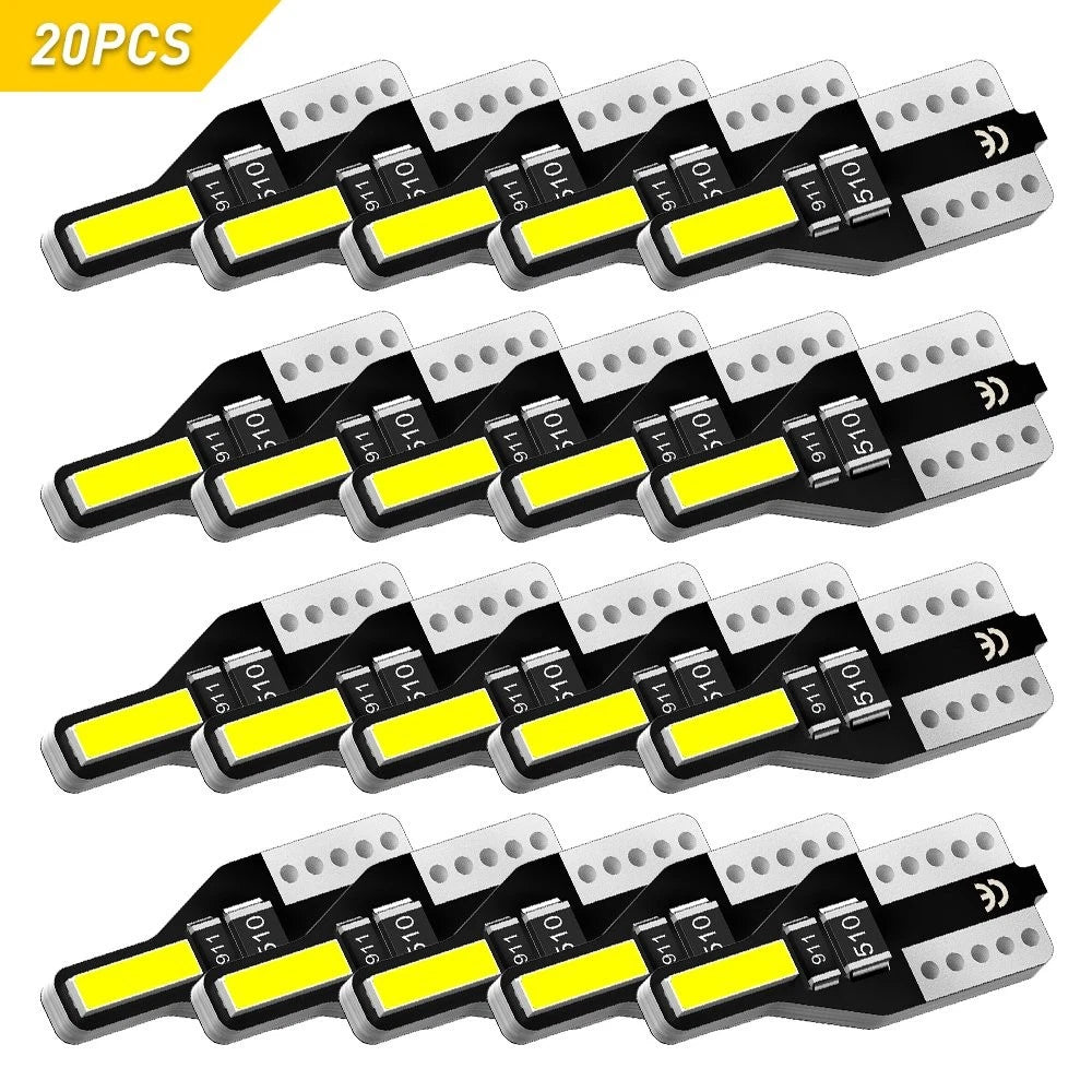 20X T10 LED Lights Bulbs Xenon White 192 168 194 2825 W5W Super Bright 6000K EOA 6B93BC-57