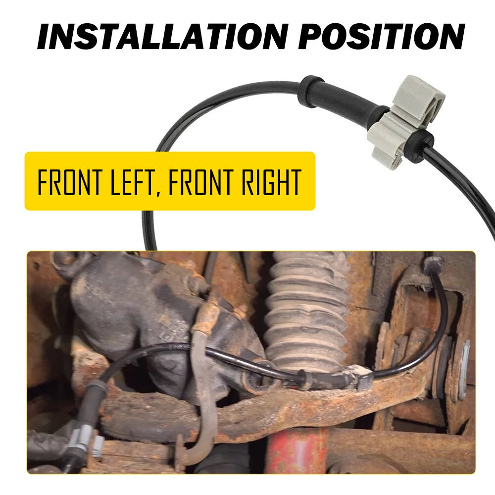 ABS Wheel Speed Sensor for 99-2006 Sierra & Silverado 1500 2500 Front L & R 6B93BC-57