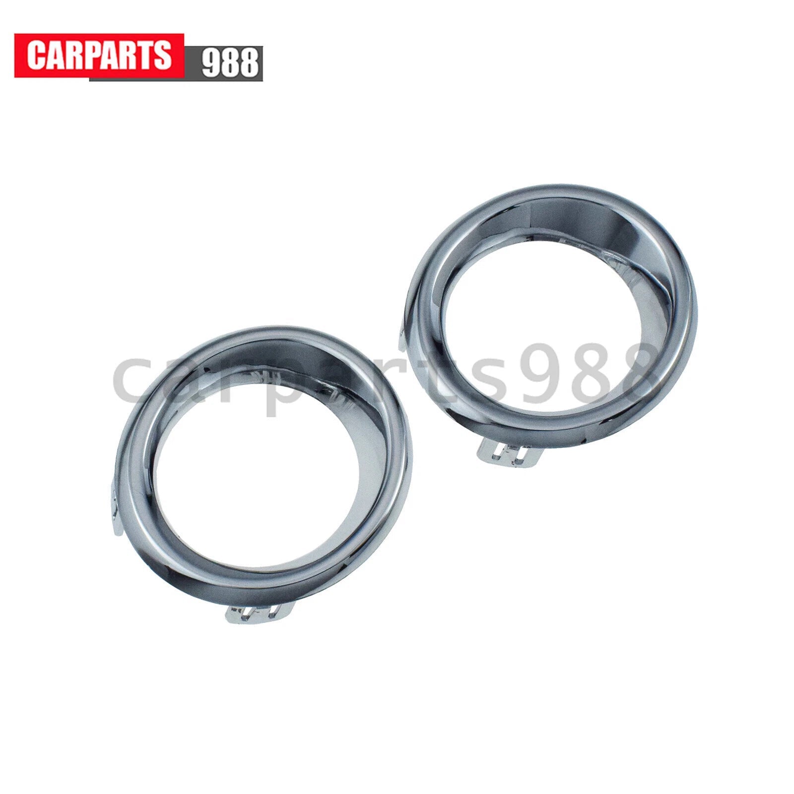 Front Left Right Chrome Fog Light Trim For 2014-2016 Mazda 3 MA1039125 MA1038125 6B93BC-57
