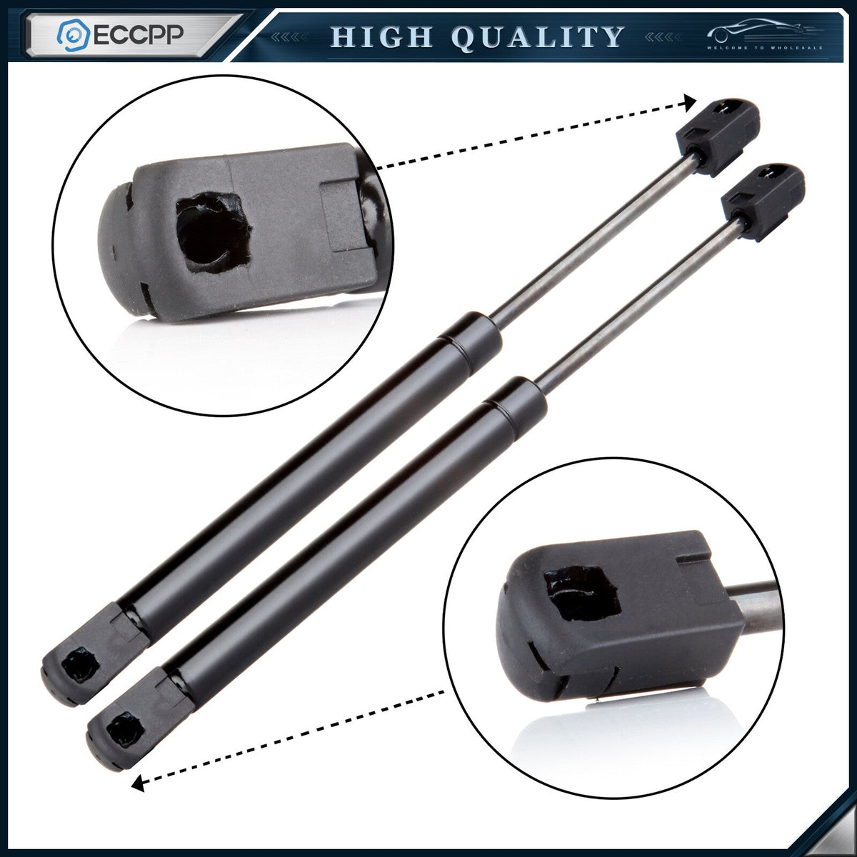 ECCPP 2x Rear Trunk Lift Support Strut Shock Spring For Dodge Intrepid 1998-2004 ECCPP