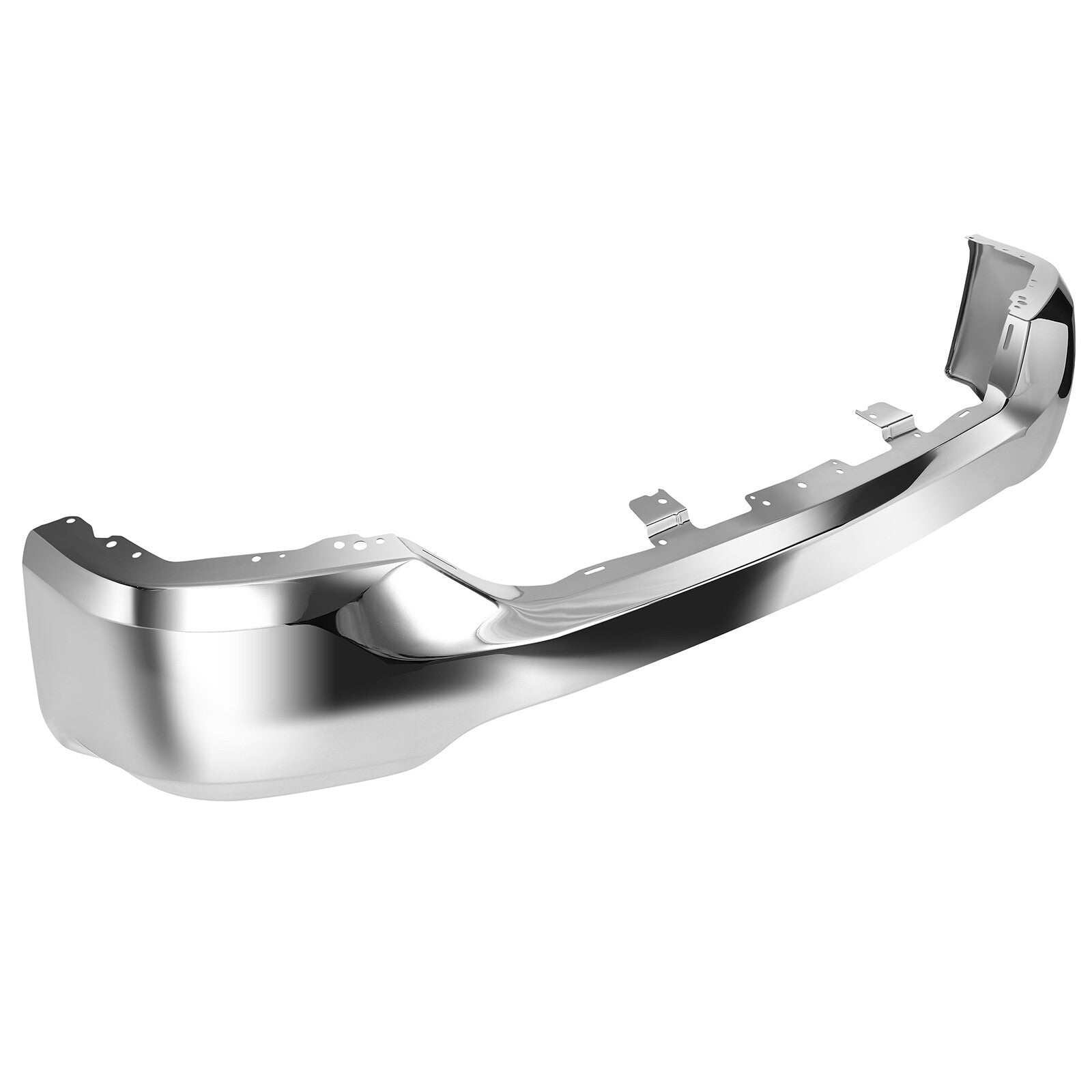 Chrome Front Bumper Face Bar For 16-19 Silverado 1500 W/O Sensor&Fog Light Holes 6B93BC-57