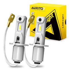 AUXITO H3 Fog Light Bulbs 6500K Xenon White LED Conversion kit Headlight GF EOA AUXITO