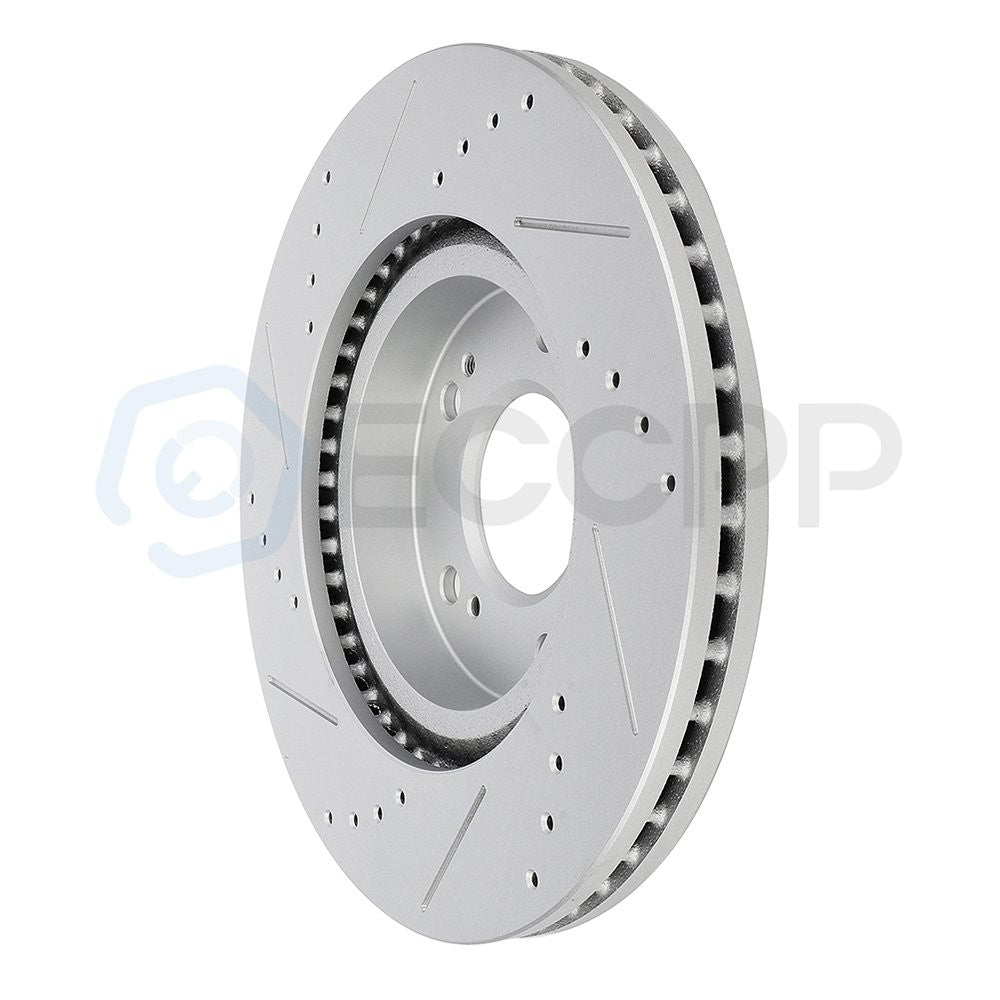 Front Drilled Slotted Rotors for Compass Patriot MK Avenger Caliber 200 Sebring 6B93BC-57