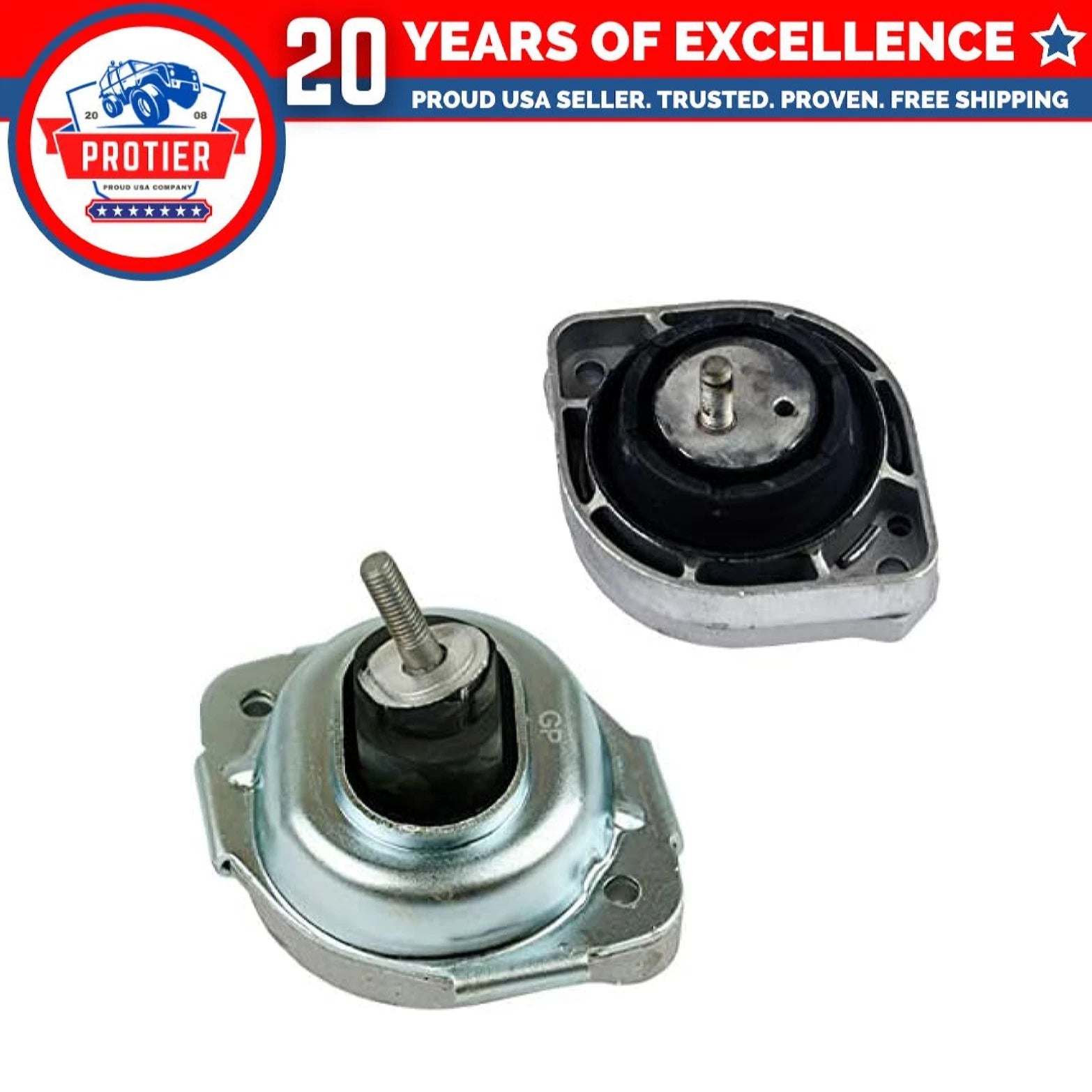 Fits 2004-2006 BMW X3 2.5L 3.0L Front Left & Right Engine Motor Mount Set 6B93BC-57
