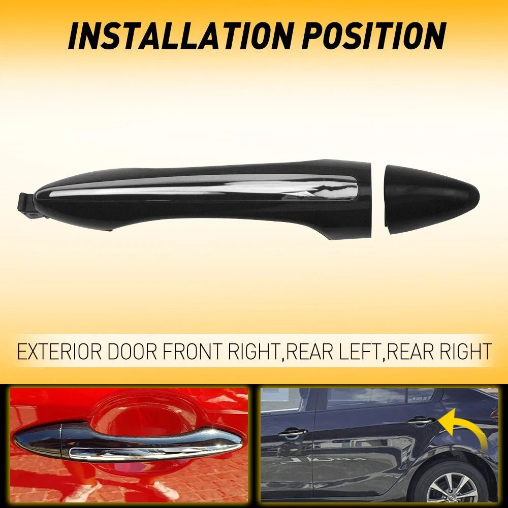 Front Right For 2014-2018 Kia Forte Cerato Exterior Door Handle Rear LH / RH E 6B93BC-57