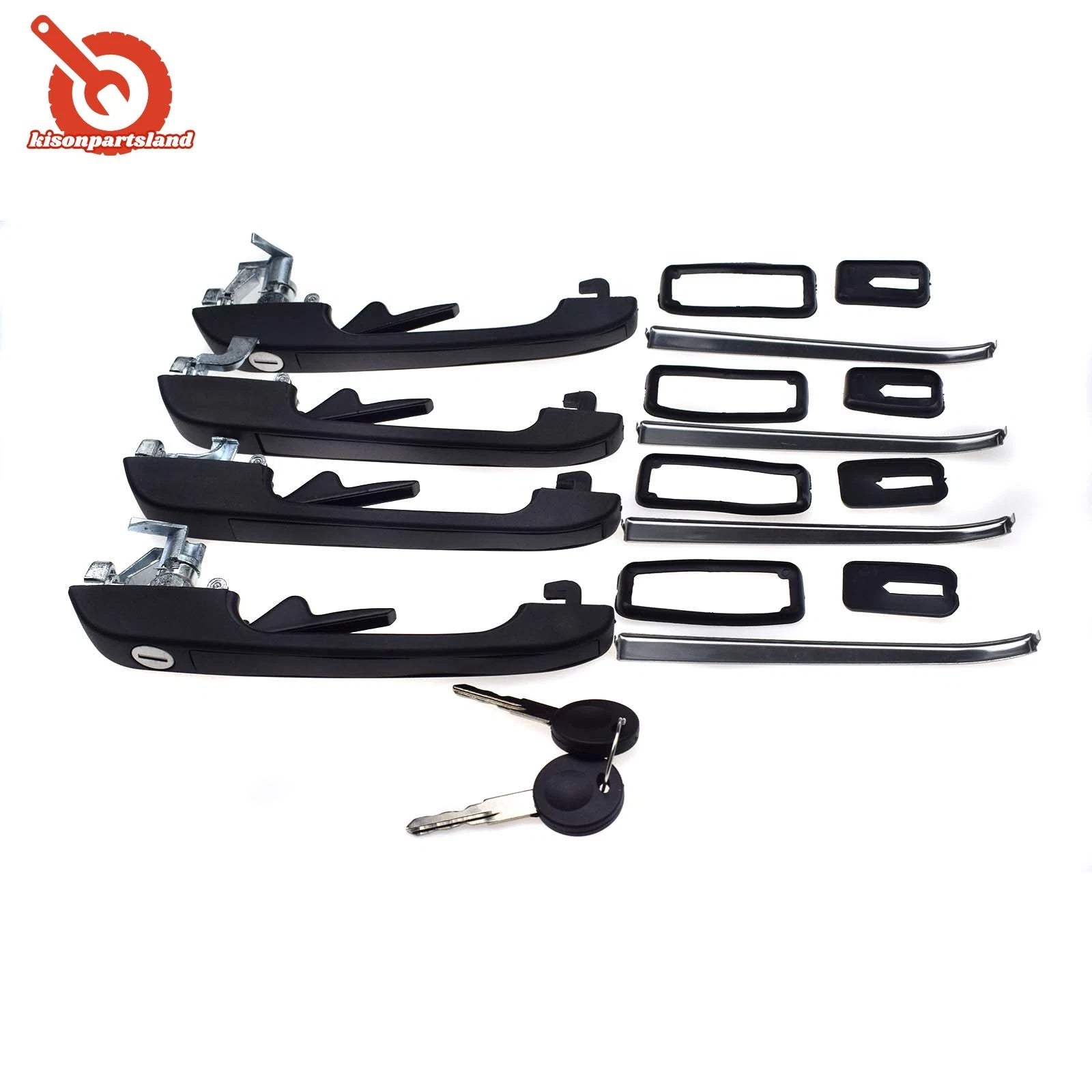 Front Rear Left Right Outside Door Handle for VW Mk1 Mk2 Golf GTI Scirocco Caddy 6B93BC-57