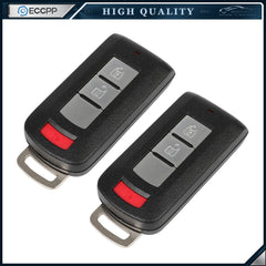 For Mitsubishi Lancer 2008-2017 OUC644M-KEY-N 2Pcs Remote Car Key Fob 6B93BC-57