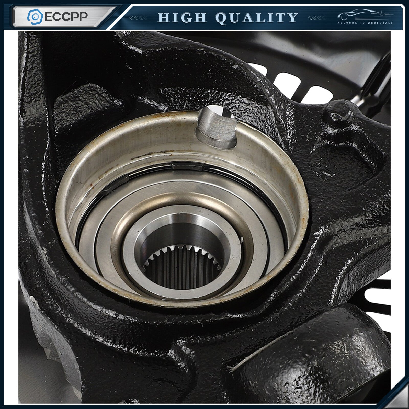 1Pc Wheel Hub Bearing Knuckle Front Passenger For Toyota Sienna FWD 2011-2017 6B93BC-57