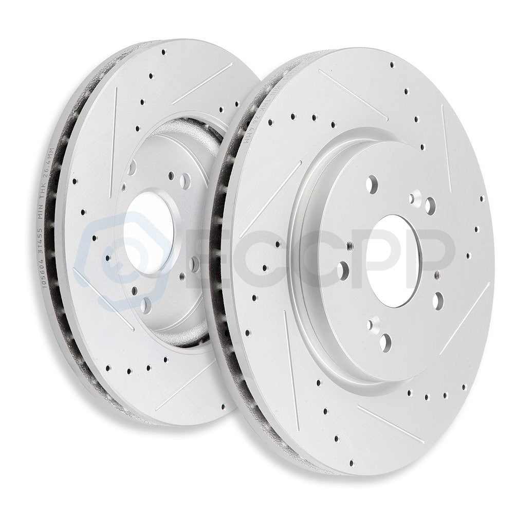 Front Brake Discs Rotors For Acura RDX Honda Accord Crosstour Honda Crosstour KOEEP