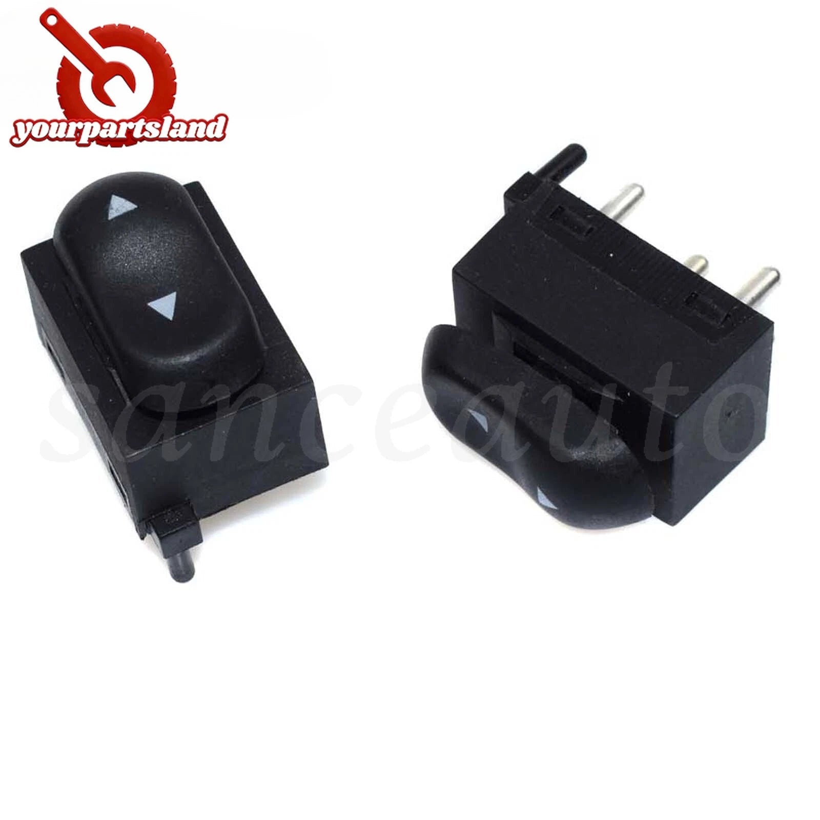 2PCS For 94-04 Ford Mustang Single Power Window Control Switch Front Left Right 6B93BC-57