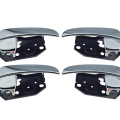 4PCS Interior Door Handles For 2002-2005 Hyundai Sonata 826103D010 826203D010 6B93BC-57