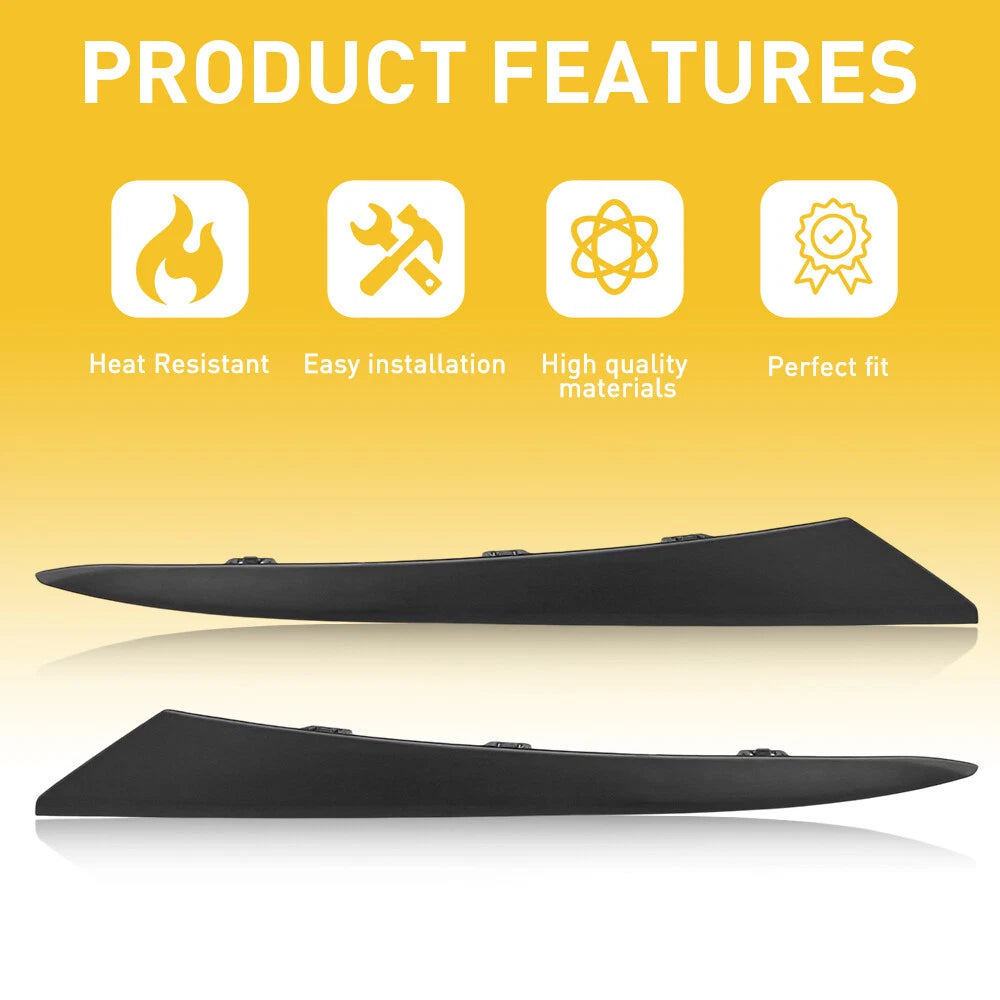 Headlight Molding Trim Lower Filler Pair LH RH For 2022-2024 Honda Civic 4DR EOA 6B93BC-57