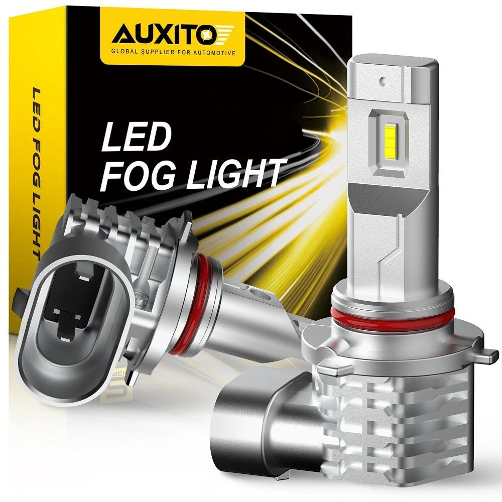 AUXITO H10 9145 9140 LED 100W Fog Driving Light Bulbs White 4000LM 6500K CANBUS AUXITO