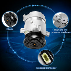 A/C Compressor fits Suzuki Forenza 2004-2008 Reno 2005-2007 2008 2.0L 97272
