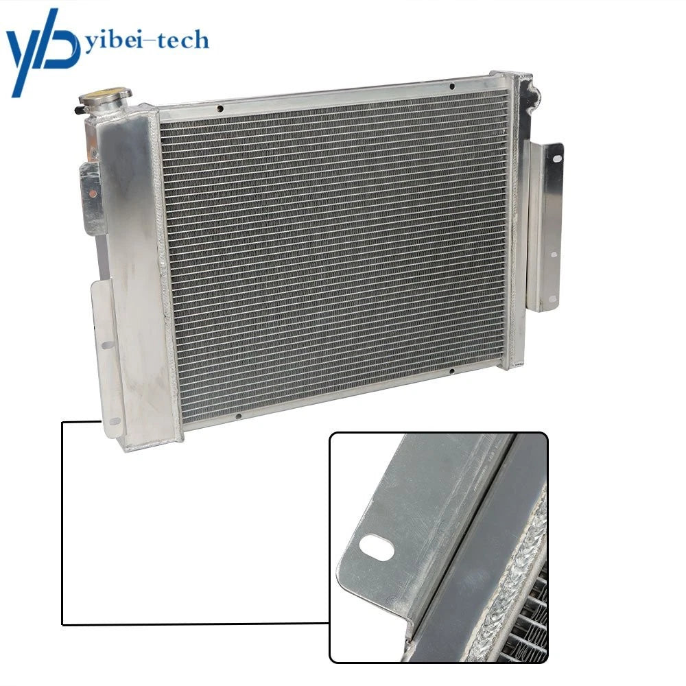 For 67-69 Camaro/Firebird V8 Mt 3Rows Aluminum Core Racing Radiator+Fan Shroud 6B93BC-57