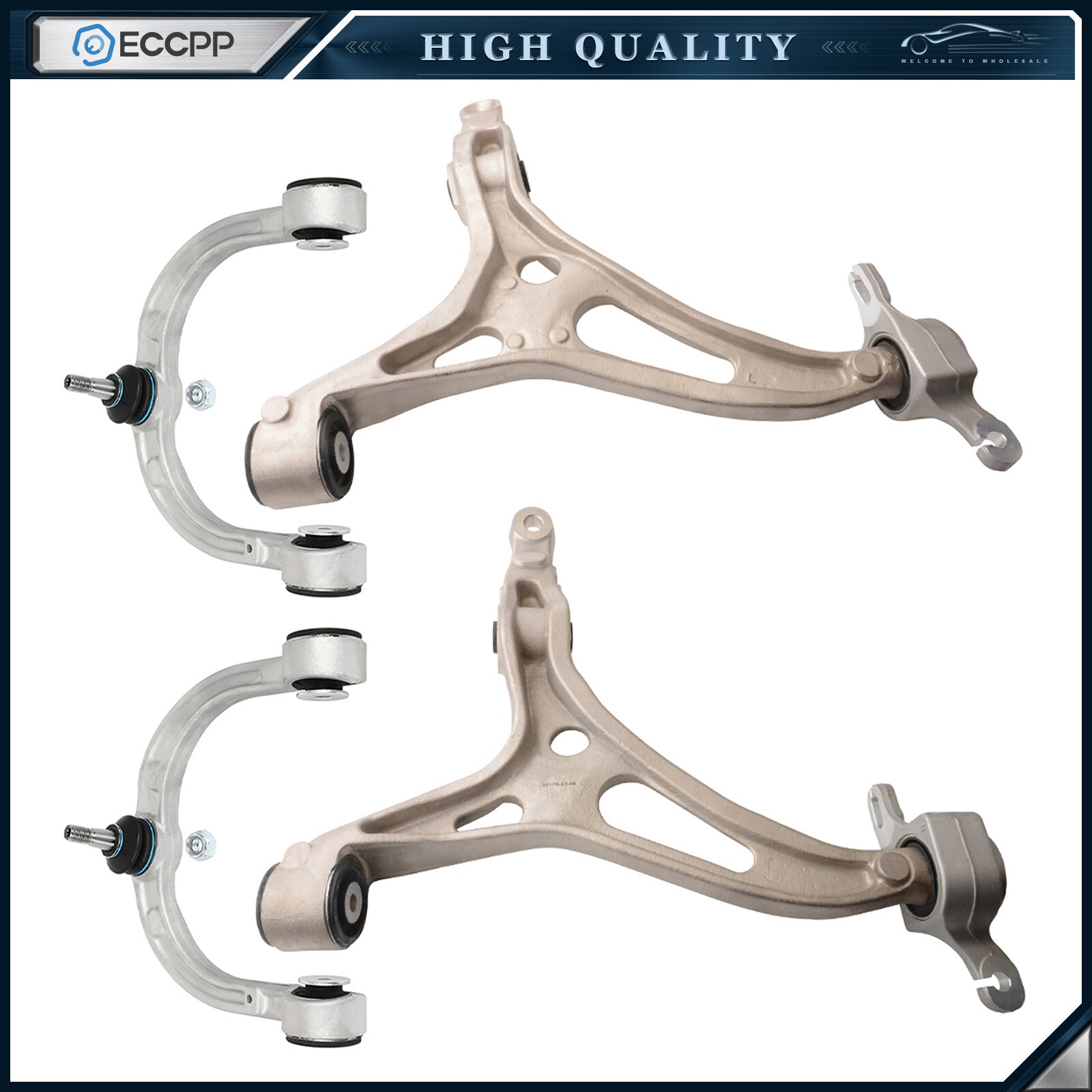 Front Control Arm And Ball Joint Suspension Fits 2010-2012 Mercedes-Benz GL350 6B93BC-57