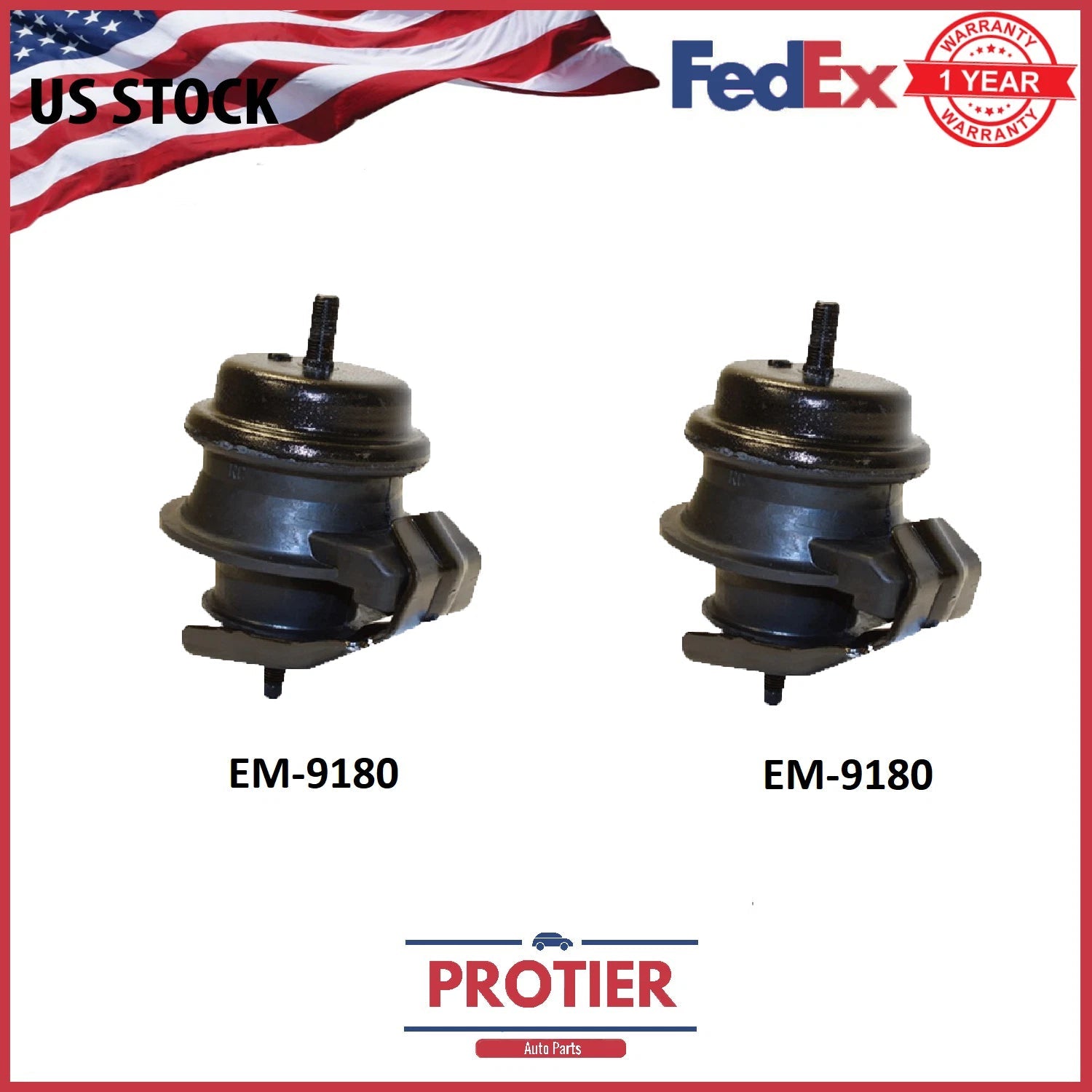 Front Left & Right Engine Motor Mount for 03-07 Infiniti G35 / 03-08 FX35 3.5L 6B93BC-57
