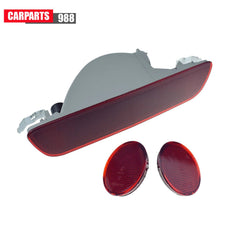 Pair LH RH Rear Bumper Reflectors + Middle Tail Lamp for 2007-13 Nissan Qashqai 6B93BC-57