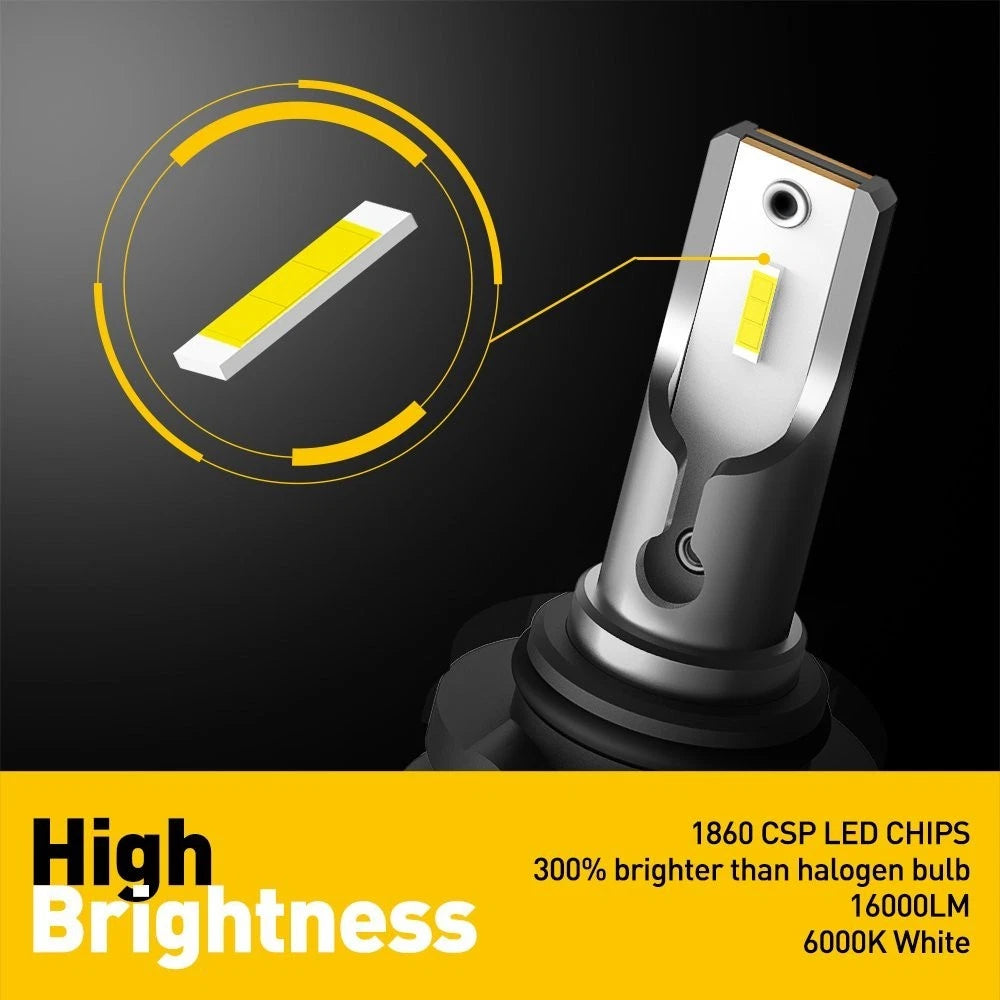 AUXITO 9006 LED Headlight Bulb White for Honda Civic Odyssey Accord Low Beam EA AUXITO