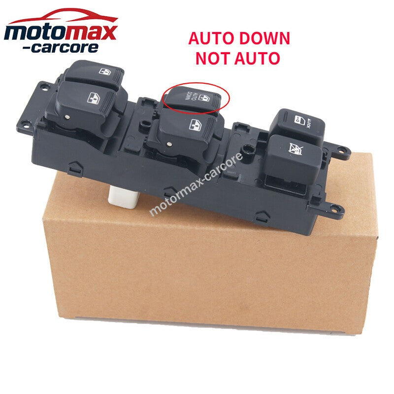 Power Window Switch Master Driver Side for 2006-2007 Hyundai Accent 93570-1E110 6B93BC-57