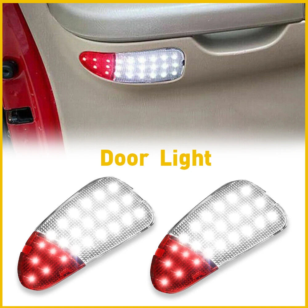 2pcs 24-LED Panel Door Courtesy Interior Light For Lamp Ford 1997-2003 F150 F250 6B93BC-57